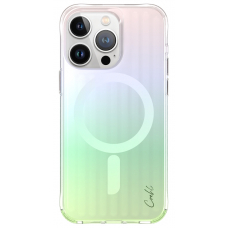 Чехол iPhone 15 Uniq COEHL Linear MagSafe Iridescent