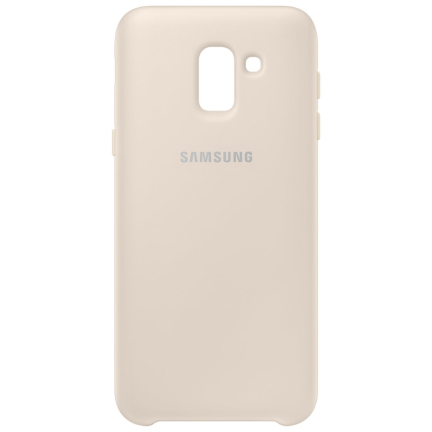 Чехол Galaxy J6 Dual Layer Cover Gold Gold (Золотой)