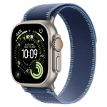 Apple Watch Ultra 3 (2025) 49mm Titanium Case / Blue - Bright Blue Trail Loop