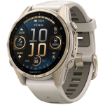 Garmin Fenix 8 AMOLED Sapphire 43mm Gold / Gray Silicone Band (010-02903-11 | 010-02903-18)