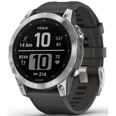 Garmin Fenix 7 Gps Watch Silver / Graphite Band
